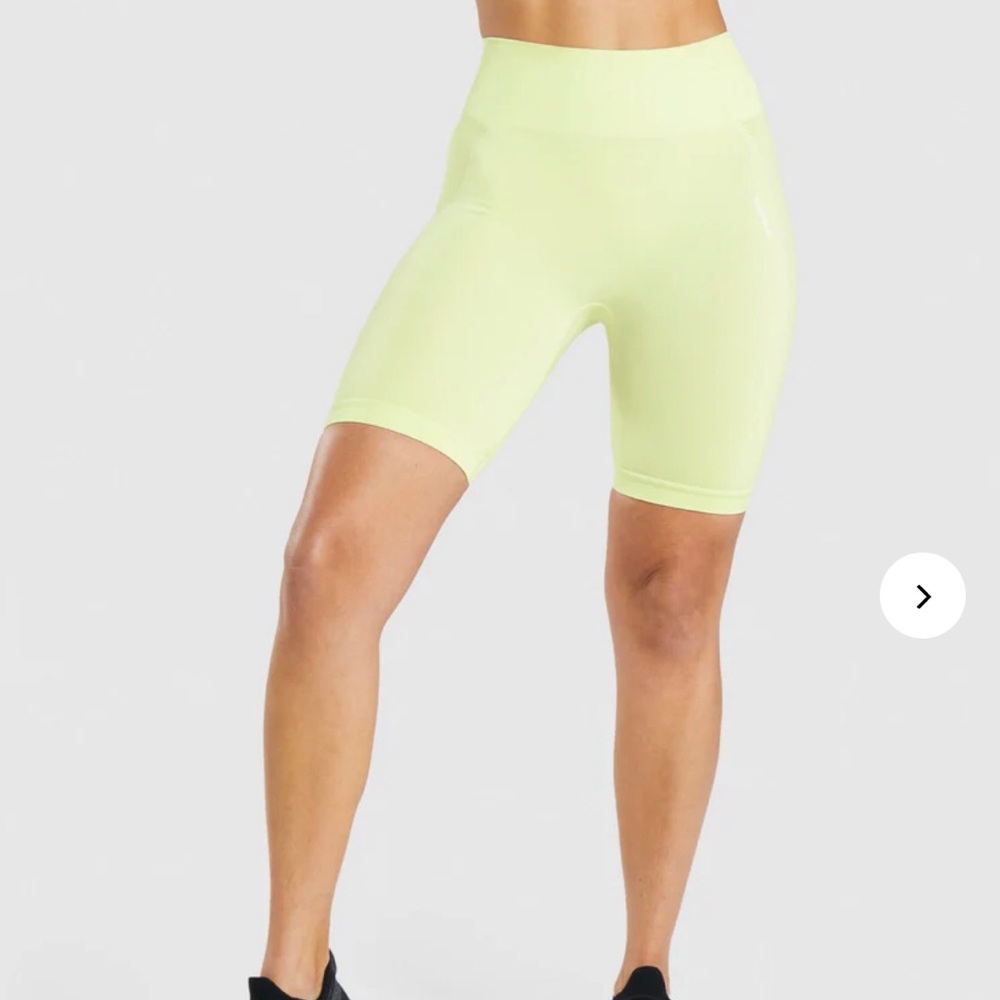 Gymshark Womens | Light Green Mark Flex Cycling Shorts